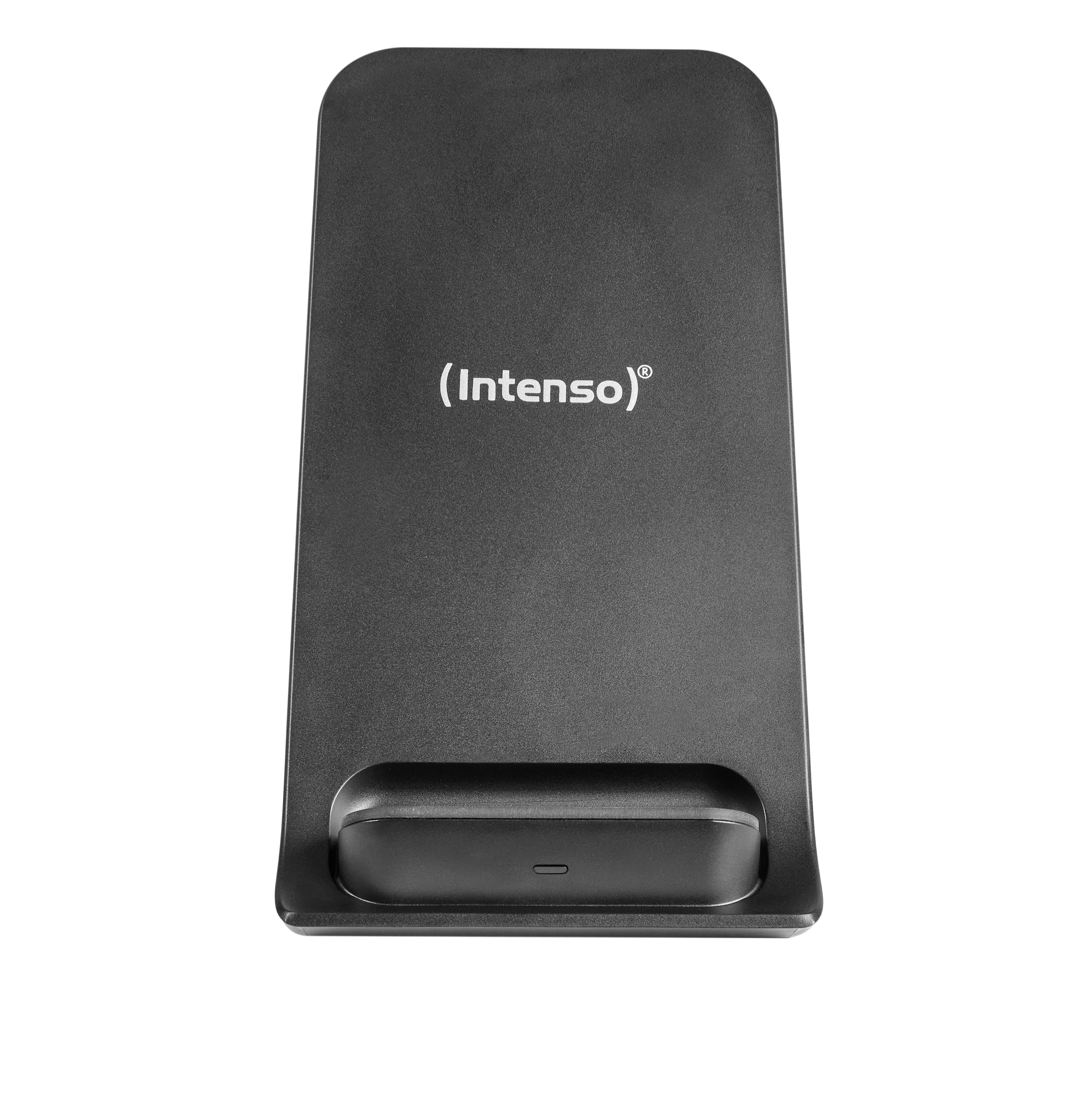 Intenso platzsparendes drahtloses 3-in-1-Ladegerät schwarz Intenso platzsparendes drahtloses 3-in-1-Ladegerät schwarz